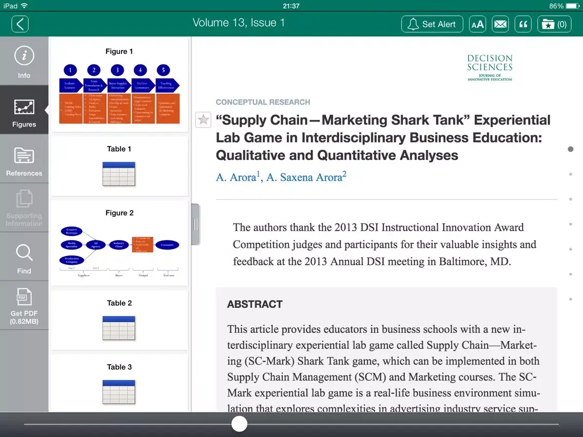 Decision Sciences Journal of Innovative Education iPad  স্ক্রিনশট