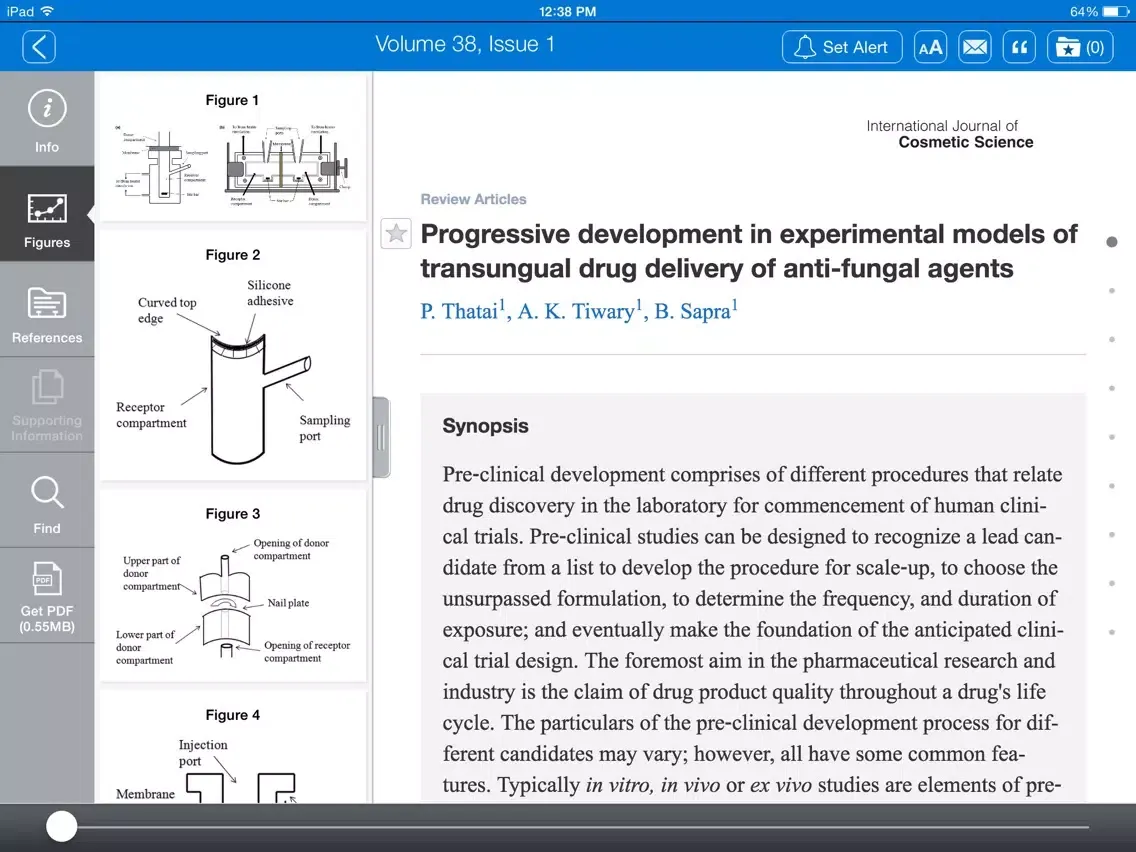 Captures d'écran de Intern Jnl of Cosmetic Science iPad 