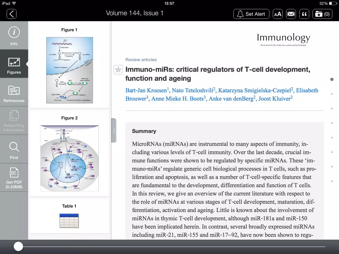 Captures d'écran de Immunology iPad 