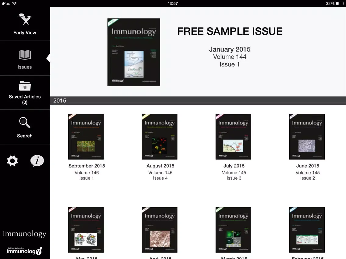 Immunology iPad 应用截图