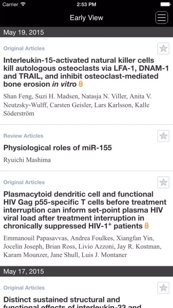 Immunology应用截图