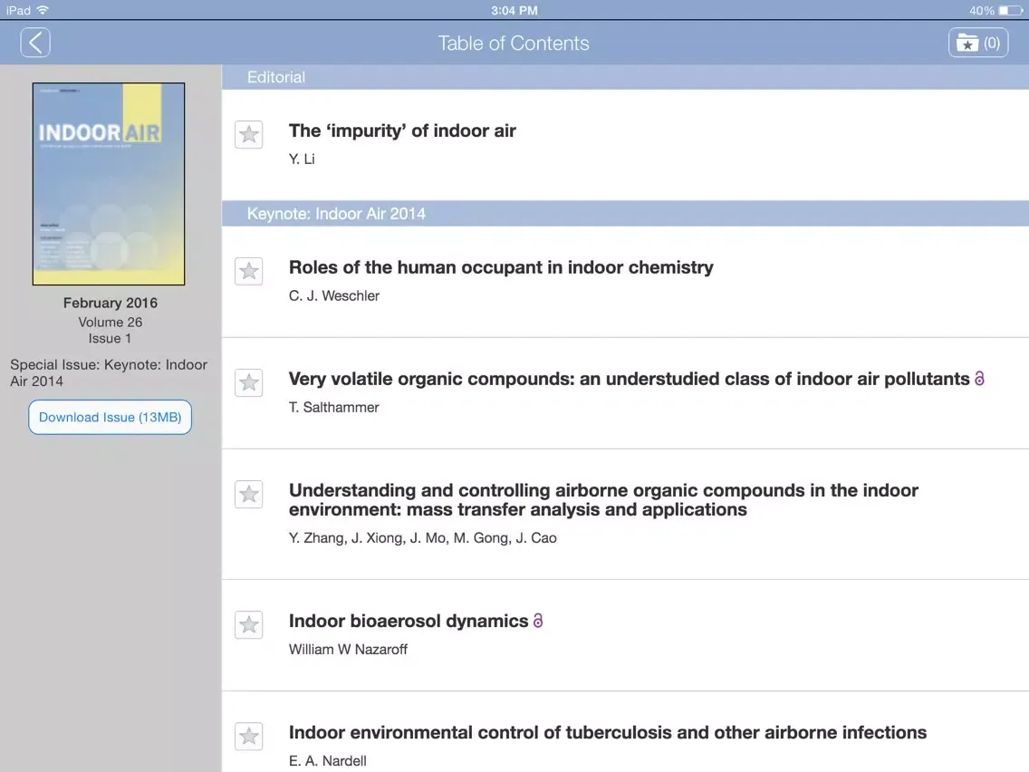 Capturas de tela do Indoor Air iPad 