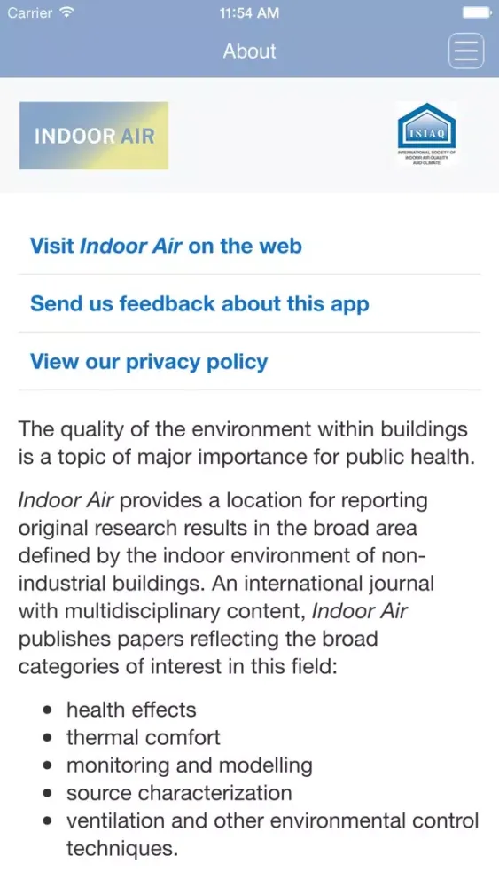 Capturas de tela do Indoor Air