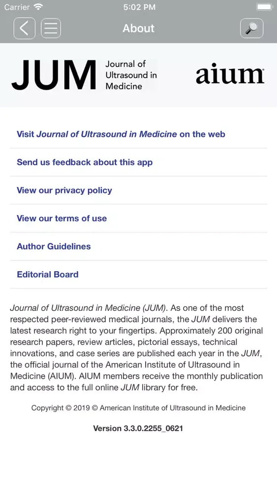 Journal of Ultrasound in Me... Ekran Görüntüleri