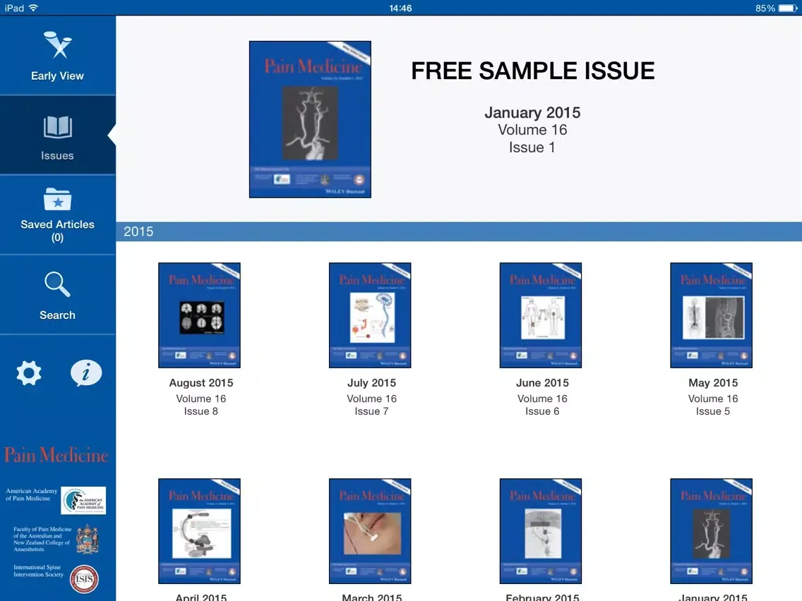 Pain Medicine iPad  Screenshots