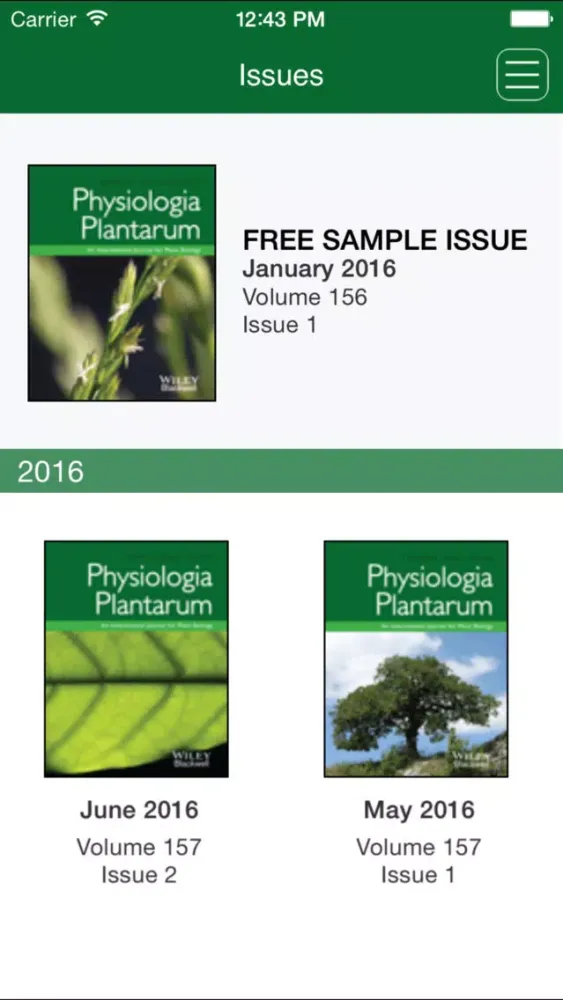 Physiologia Plantarum Ekran Görüntüleri