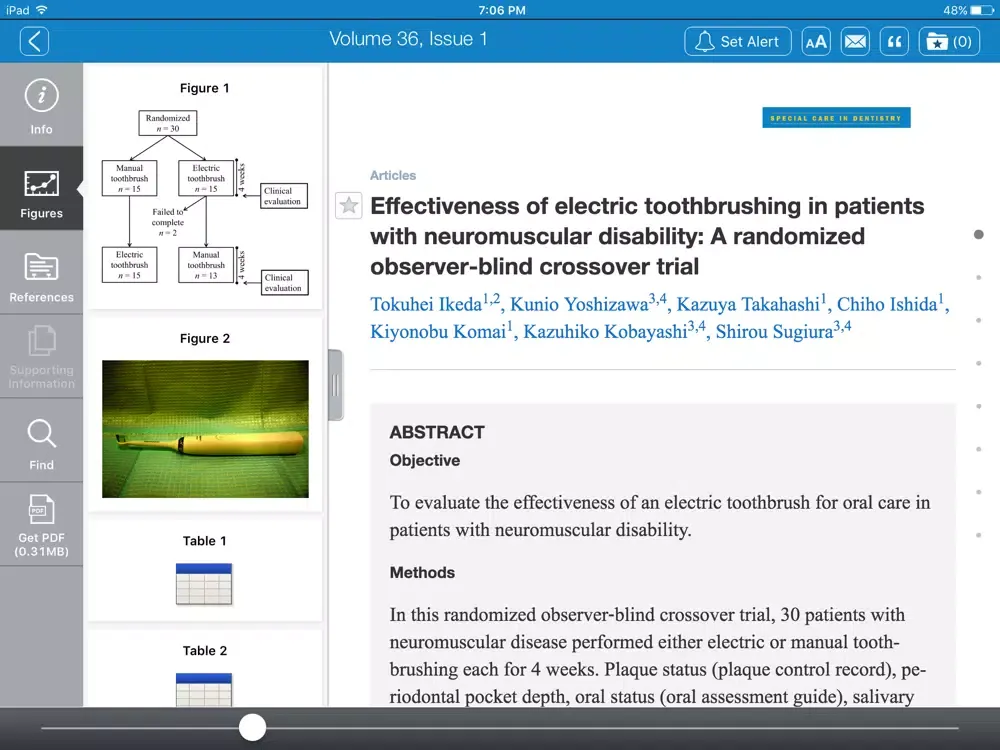 Special Care in Dentistry iPad  স্ক্রিনশট