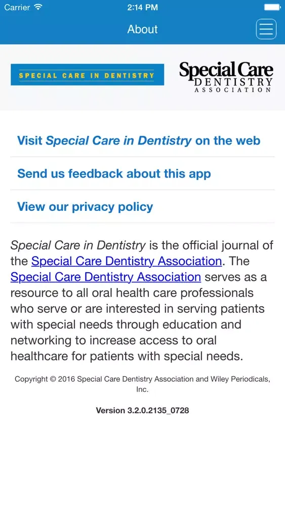 Special Care in Dentistry স্ক্রিনশট