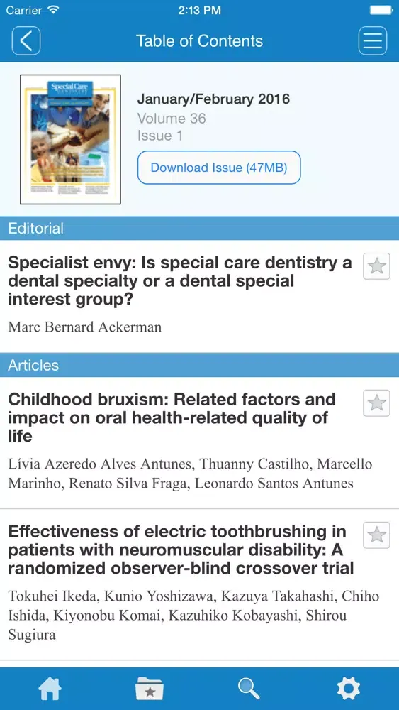 Special Care in Dentistry স্ক্রিনশট