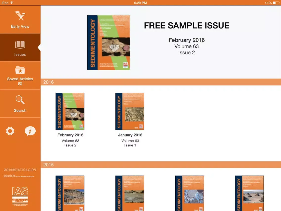 Sedimentology iPad  سکرین شاٹس