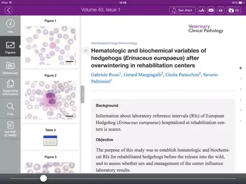 Veterinary Clinical Pathology iPad  स्क्रीनशॉट