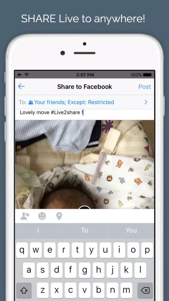 Live2Share - browse, play and share live photos Ekran Görüntüleri