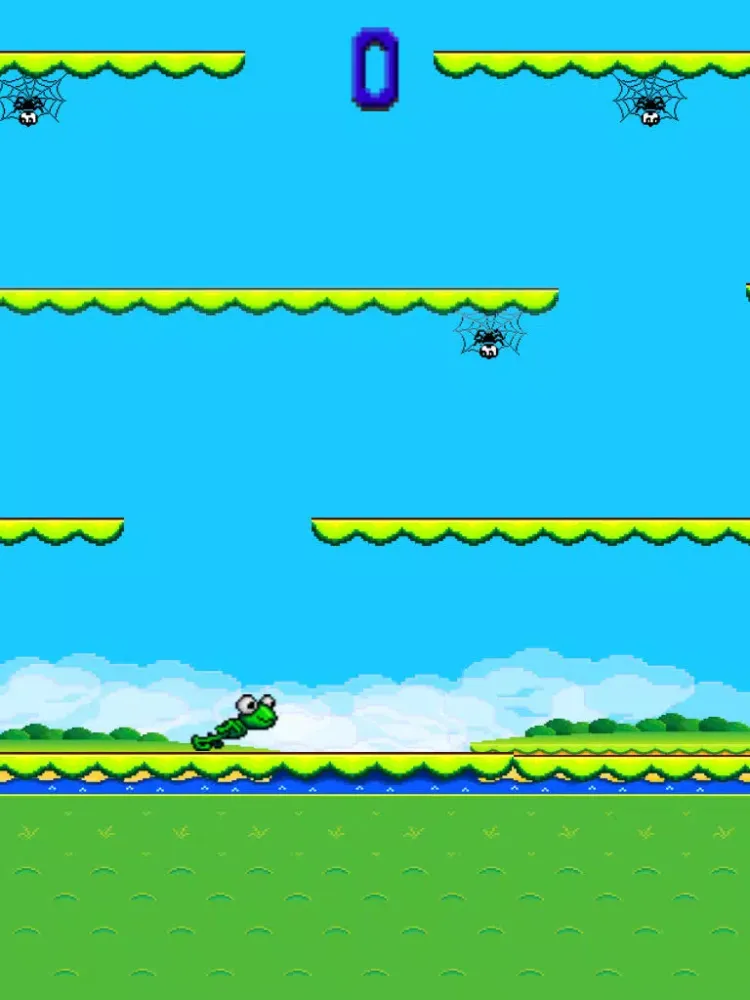 Frisky Jumping Frog Climb iPad  Screenshots