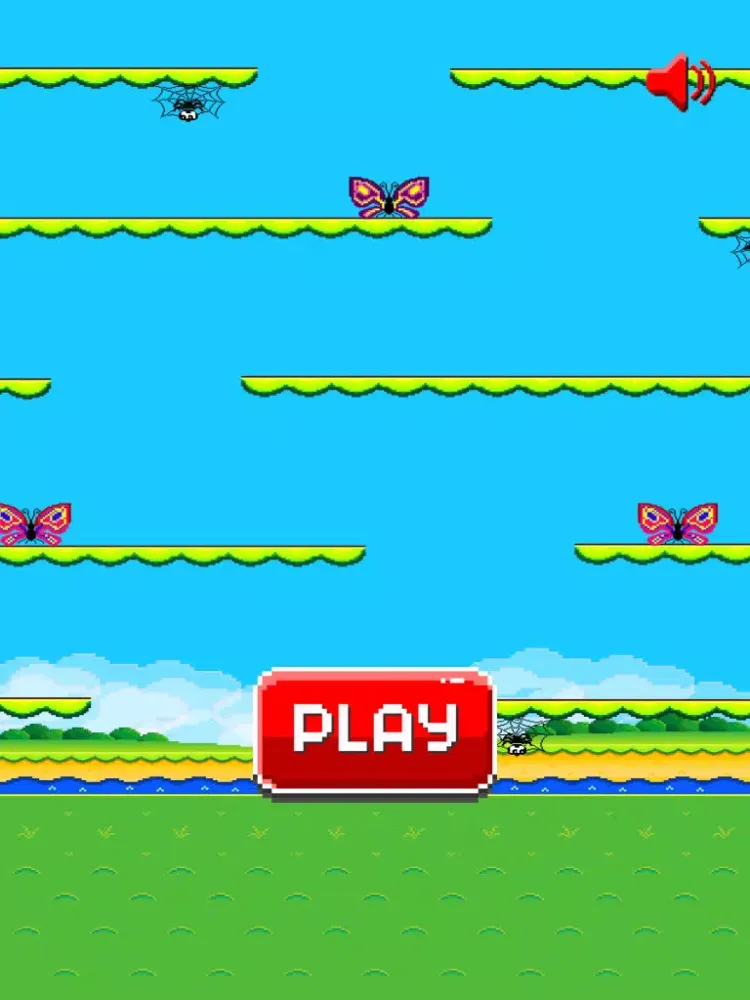 Frisky Jumping Frog Climb iPad  Screenshots