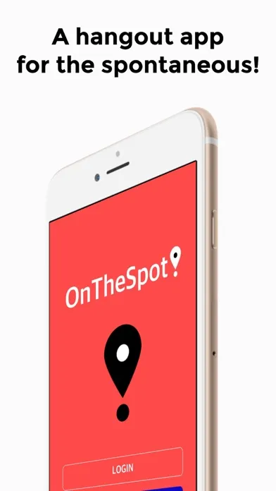 On the Spot Hangout App Screenshots