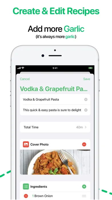 Zrzuty ekranu Pestle: Recipe Manager