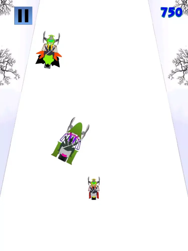 Ninja Warrior Snow Age Racer FREE - Speed Rally Snowmobile League iPad  Screenshots