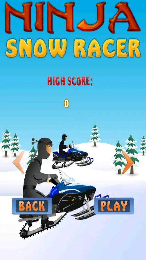Ninja Warrior Snow Age Racer FREE - Speed Rally Snowmobile League Screenshots