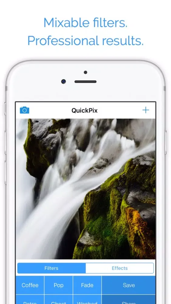 Captures d'écran de QuickPix - Mixable Filters