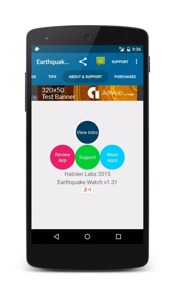 Captures d'écran de Earthquake Watch