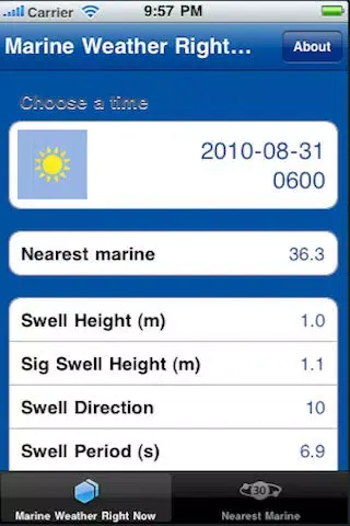 Marine Weather Right Now স্ক্রিনশট