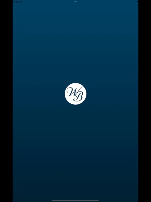 Capturas de tela do William Blair Events iPad 