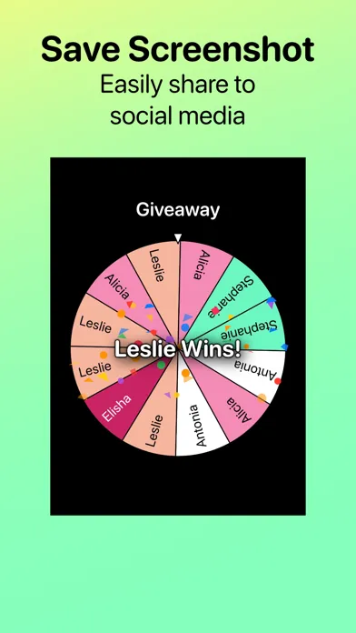Ảnh chụp màn hình của Winner Wheel - Random Picker