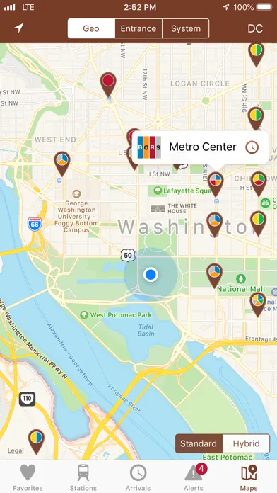 Ảnh chụp màn hình của Metro Times Washington DC