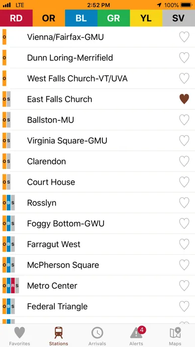 Ảnh chụp màn hình của Metro Times Washington DC