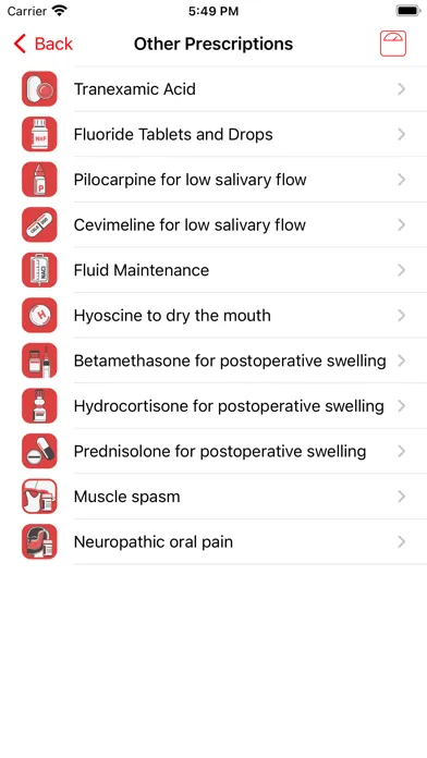 Tangkapan skrin Dental Prescriber