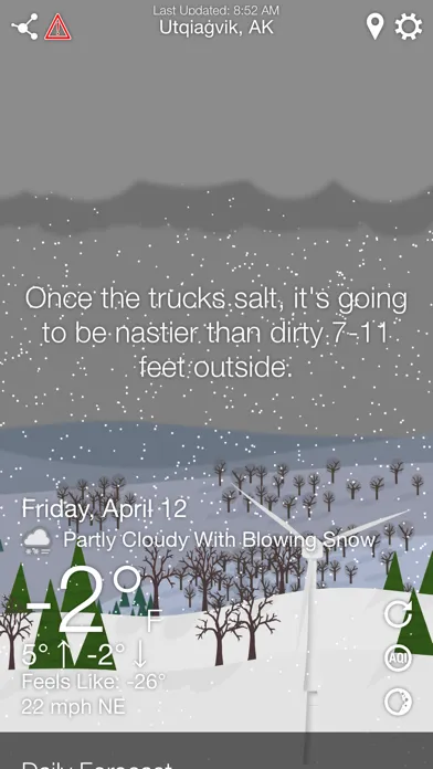 Capturas de tela do What The Forecast?!!