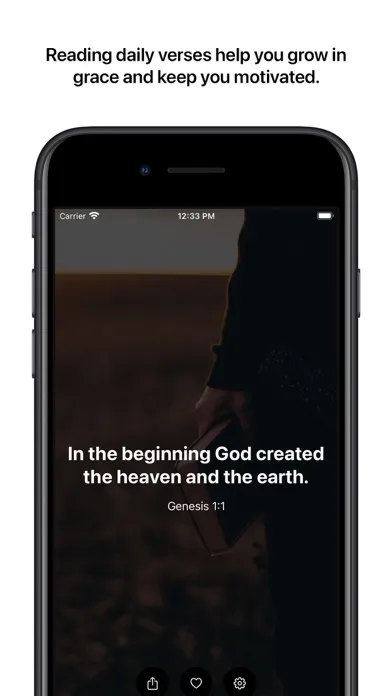 Tangkapan skrin Faith - Verse of the Day