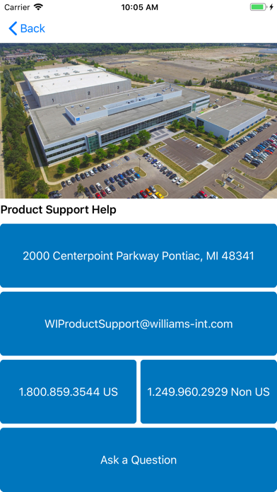 Product Support Screenshots