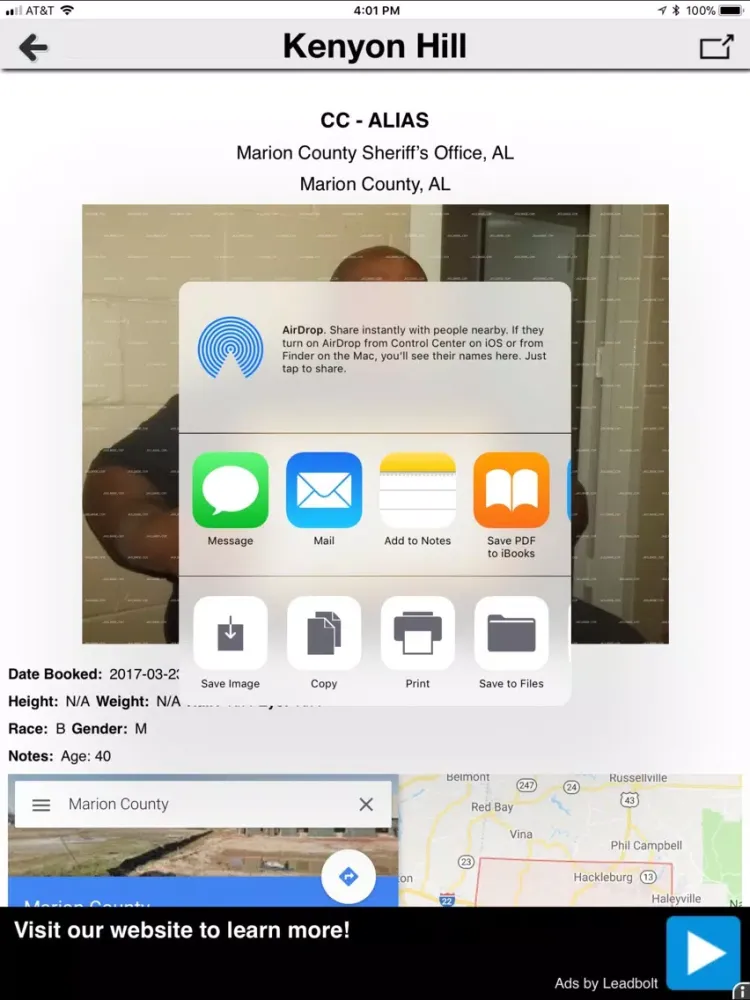 USA Arrests iPad  Screenshots