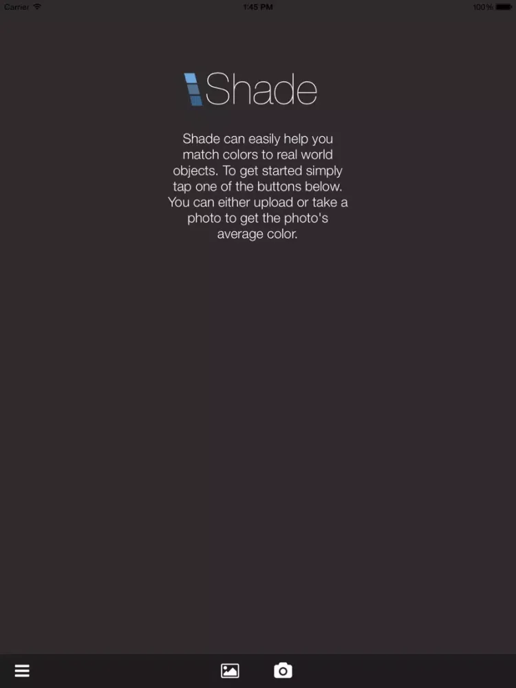 Shade: Real World Color Identifier iPad 应用截图