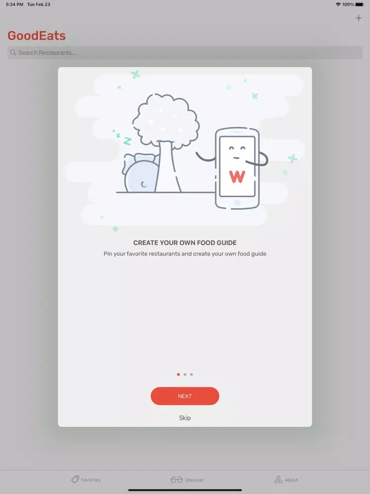 GoodEats - Restaurant Guide iPad  سکرین شاٹس