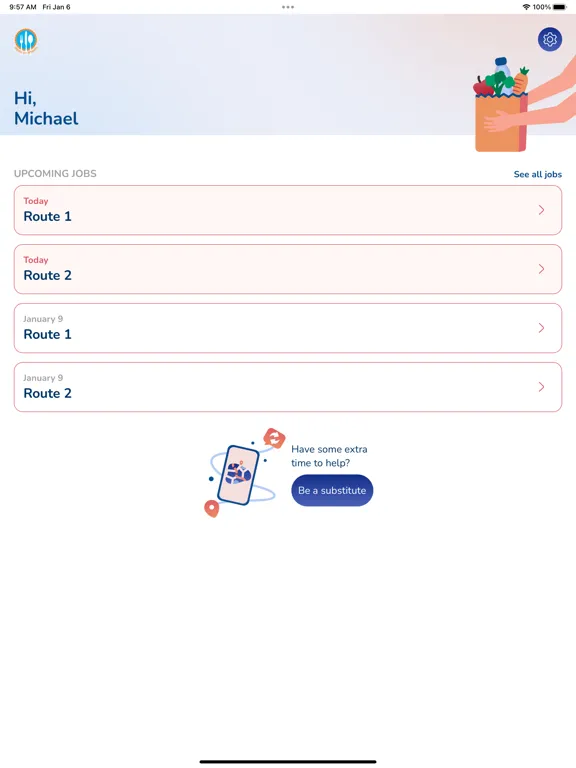 Meals on Wheels CA iPad 应用截图