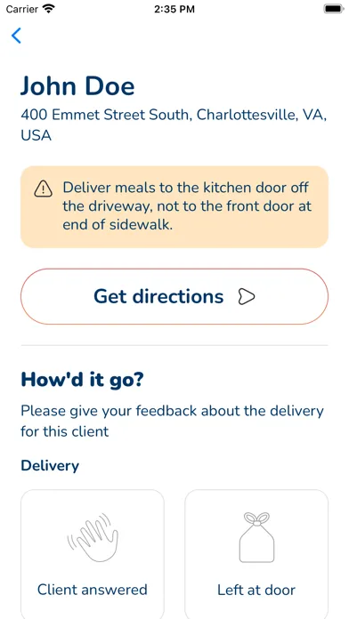Meals on Wheels CA应用截图