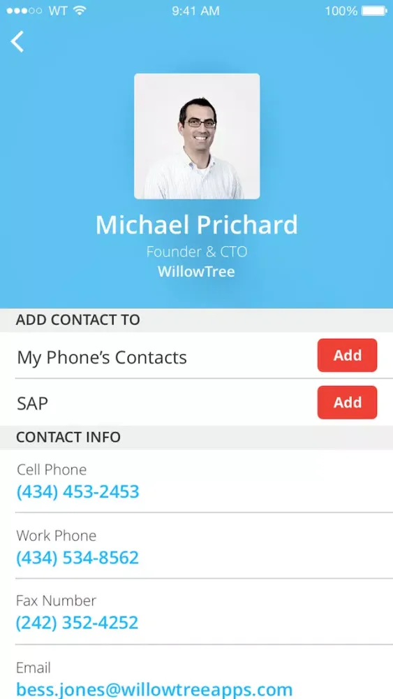 Scanzii - Business Card Scanner سکرین شاٹس