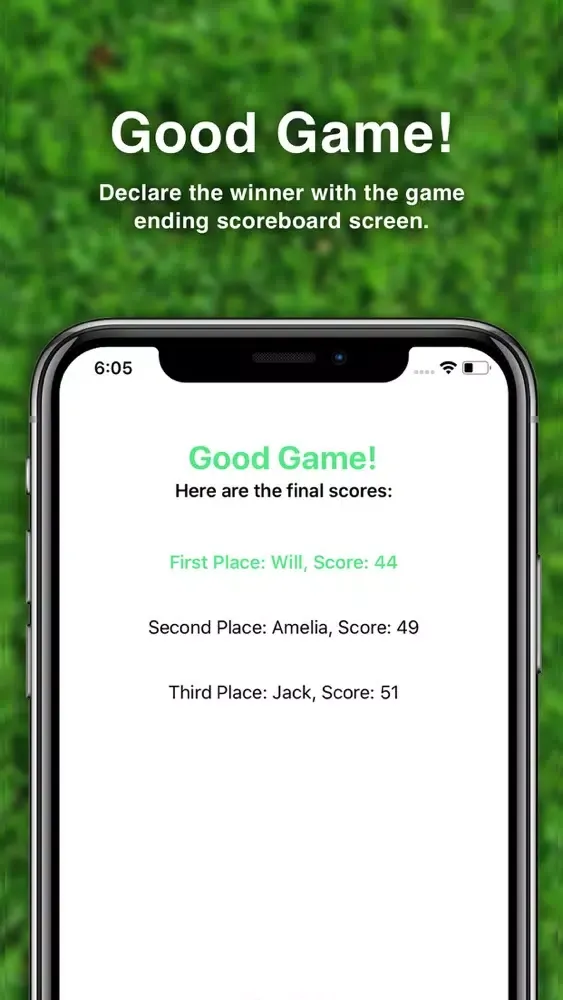 Скриншоты PuttPutt Mini Golf Score Card