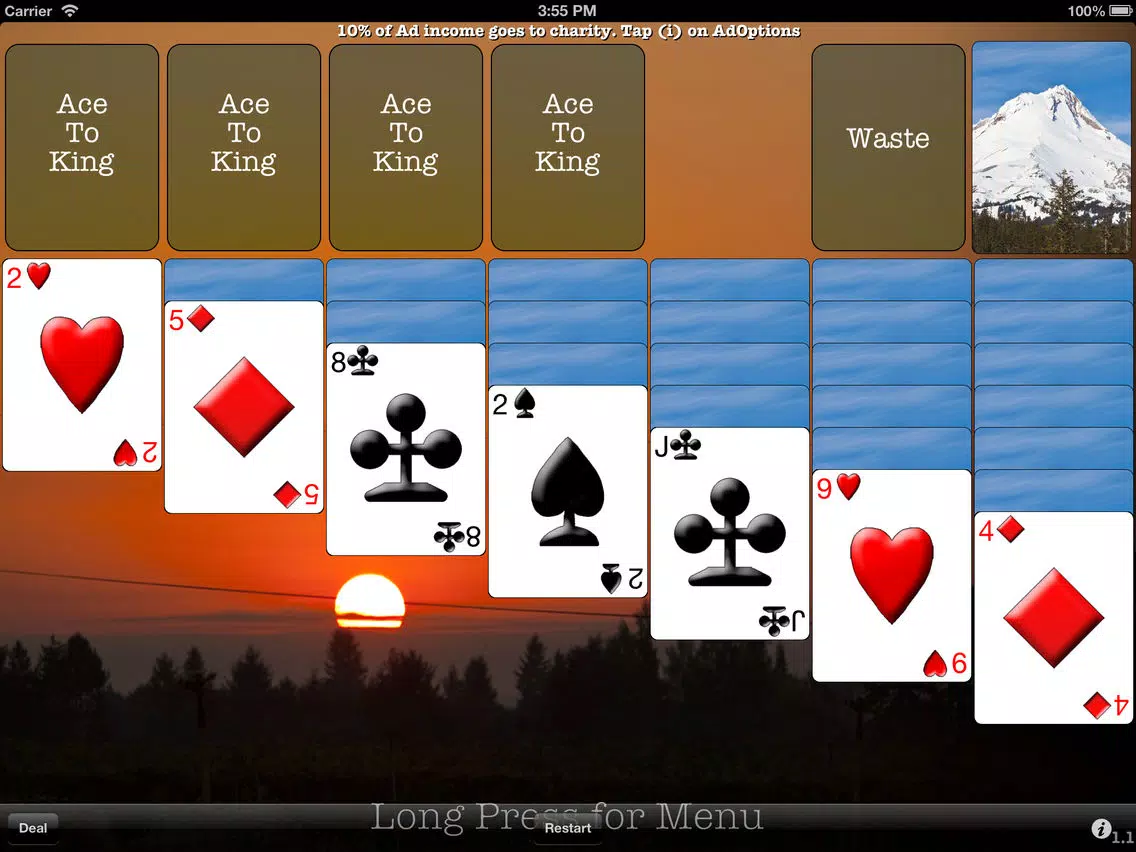 Easy Peasy Solitaire iPad  سکرین شاٹس