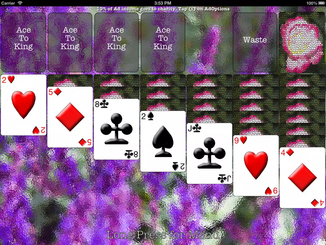 Easy Peasy Solitaire iPad  سکرین شاٹس