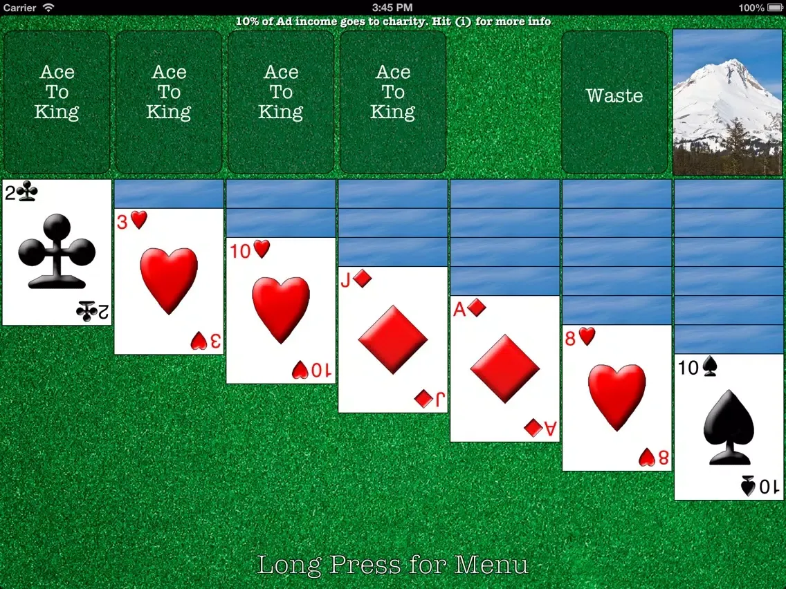 Easy Peasy Solitaire iPad  スクリーンショット