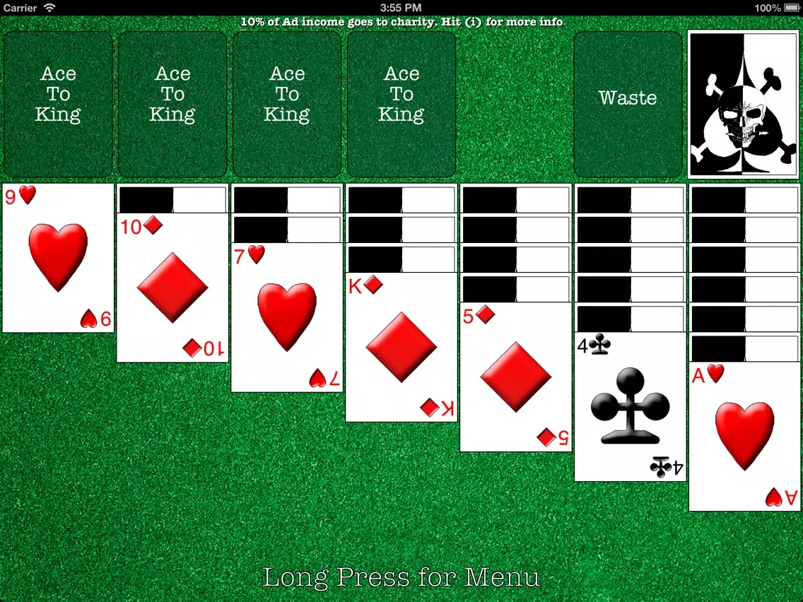 Easy Peasy Solitaire iPad  سکرین شاٹس