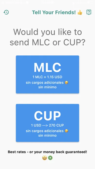 Capturas de tela do Lindo - Send Money to Cuba