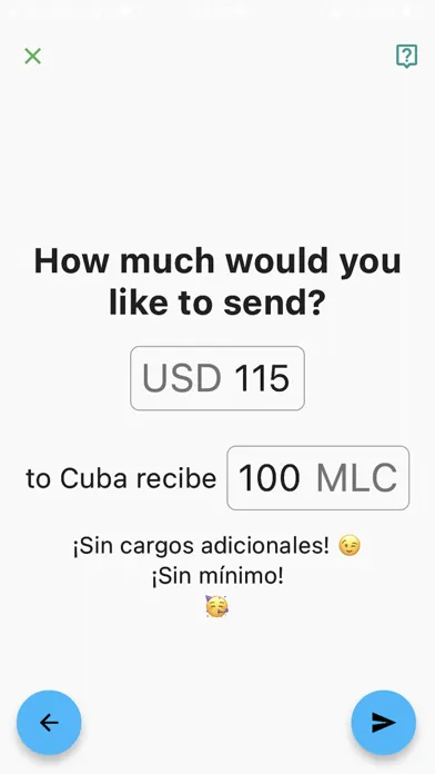 Capturas de tela do Lindo - Send Money to Cuba