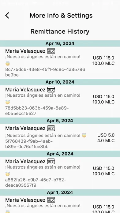 Capturas de tela do Lindo - Send Money to Cuba