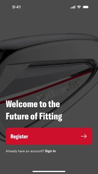 Wilson Fit AI Golf Ekran Görüntüleri