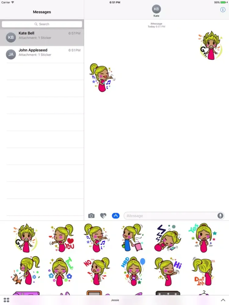 تصاویر Biggles Giggle Girls - Jessi iPad 