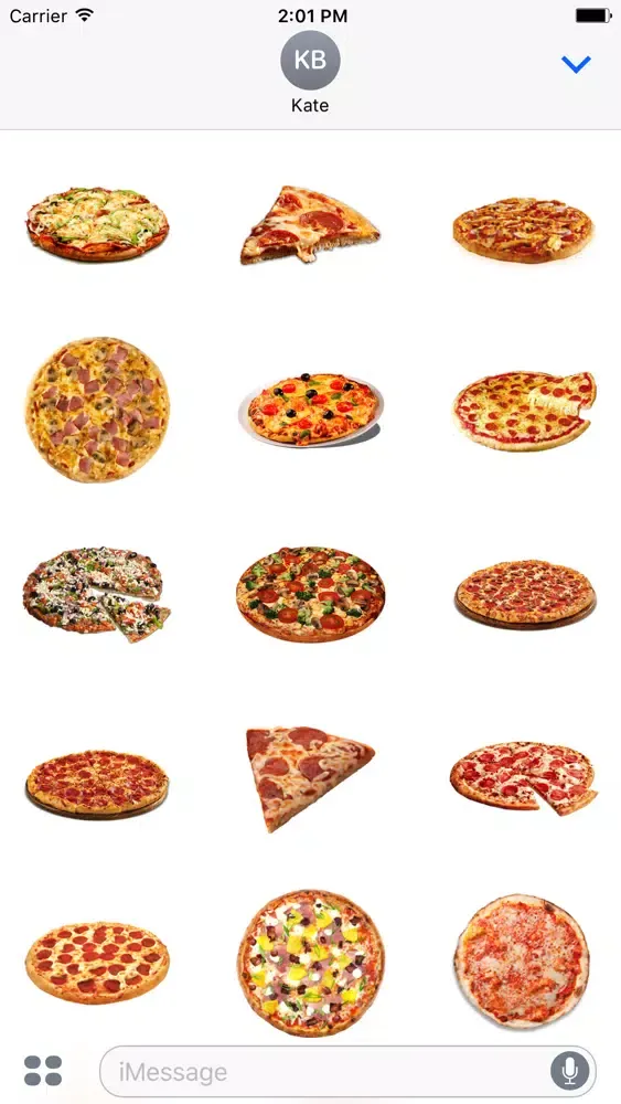 Скриншоты Pizza Stickers Emoji